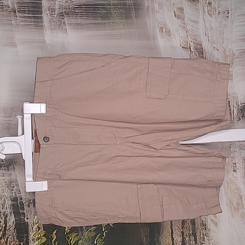 New! Clearwater Outfitters Mens 36 casual khaki cargo shorts